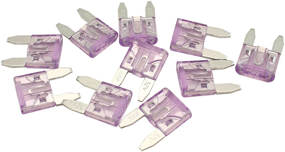 Aeroflow Performance 35 AMP MINI BLADE FUSE PURPLE SR