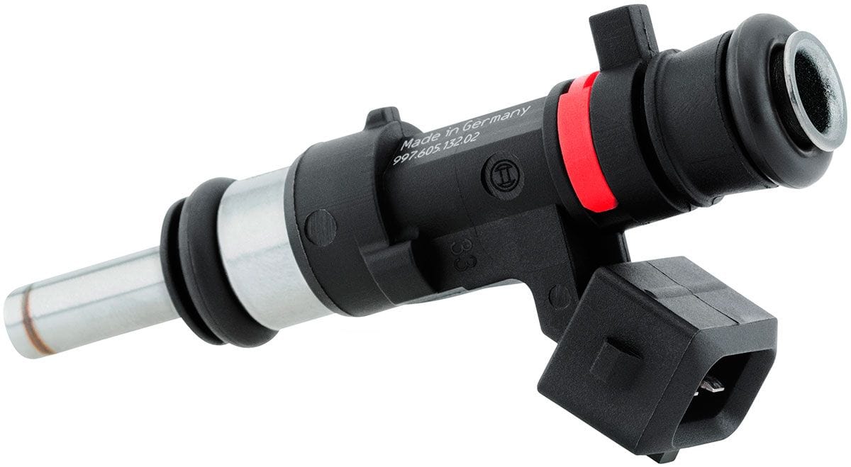 Aeroflow Performance 627 cc/min (57 lb/hr) @ 3 bar (43.5 psi) Aeroflow Bosch Motorsport 627cc EV14 Medium JETRONIC Fuel Injector with Extended Tip AF49 SR