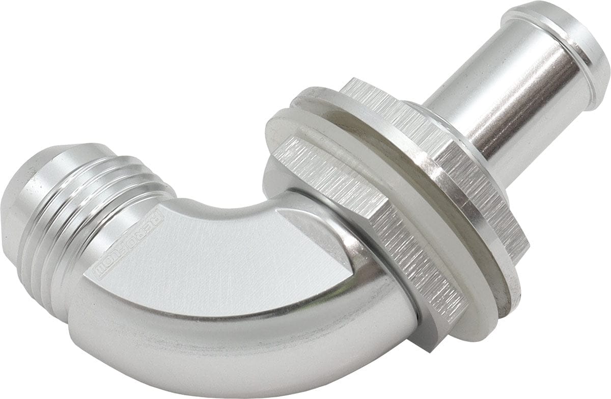 Aeroflow Performance 90 DEG BULKHEAD FITTING -8AN to 1/2" SR