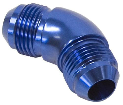 Aeroflow Performance Aeroflow 20 / Red/Blue 45° Full Flow AN Union AF527 SR