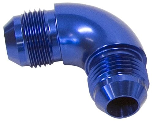 Aeroflow Performance Aeroflow 3 / Red/Blue 90° Full Flow AN Union AF521 SR