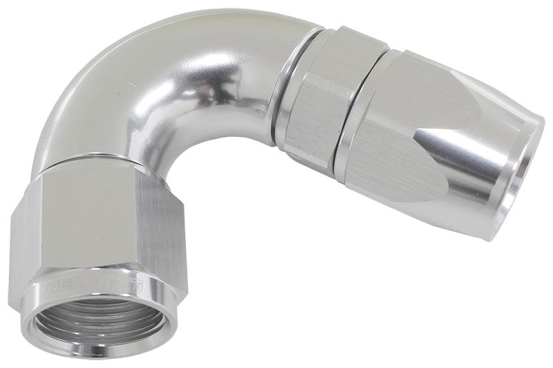 Aeroflow Performance Aeroflow 3 / Silver 570 Series PTFE 120° Hose End AF574 . Suits 200 & 250 Series Hose SR