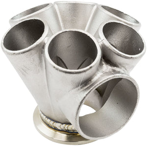 Aeroflow 6 into 1 Round Turbo Merge Collector, V-Band Flange (AF8307-4000)