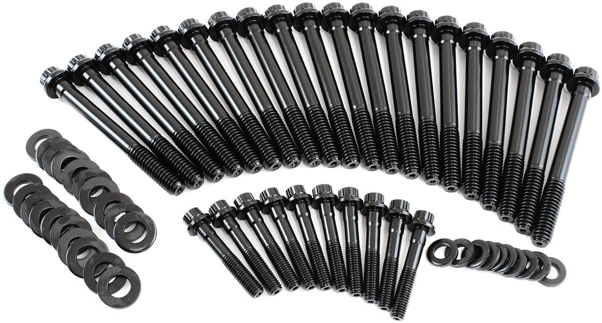 Aeroflow Performance Aeroflow Aeroflow GM LS Head Bolt Kit with Odd Length (AF37-2125) SR