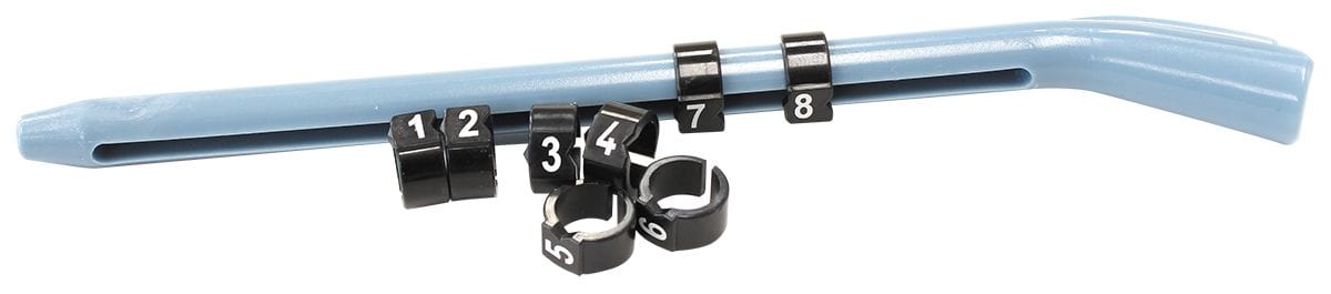 Aeroflow Performance Aeroflow AF4030-3414 Ignition Lead Cylinder Markers 
Suit 8.5mm, Plastic, Installation tool supplied SR