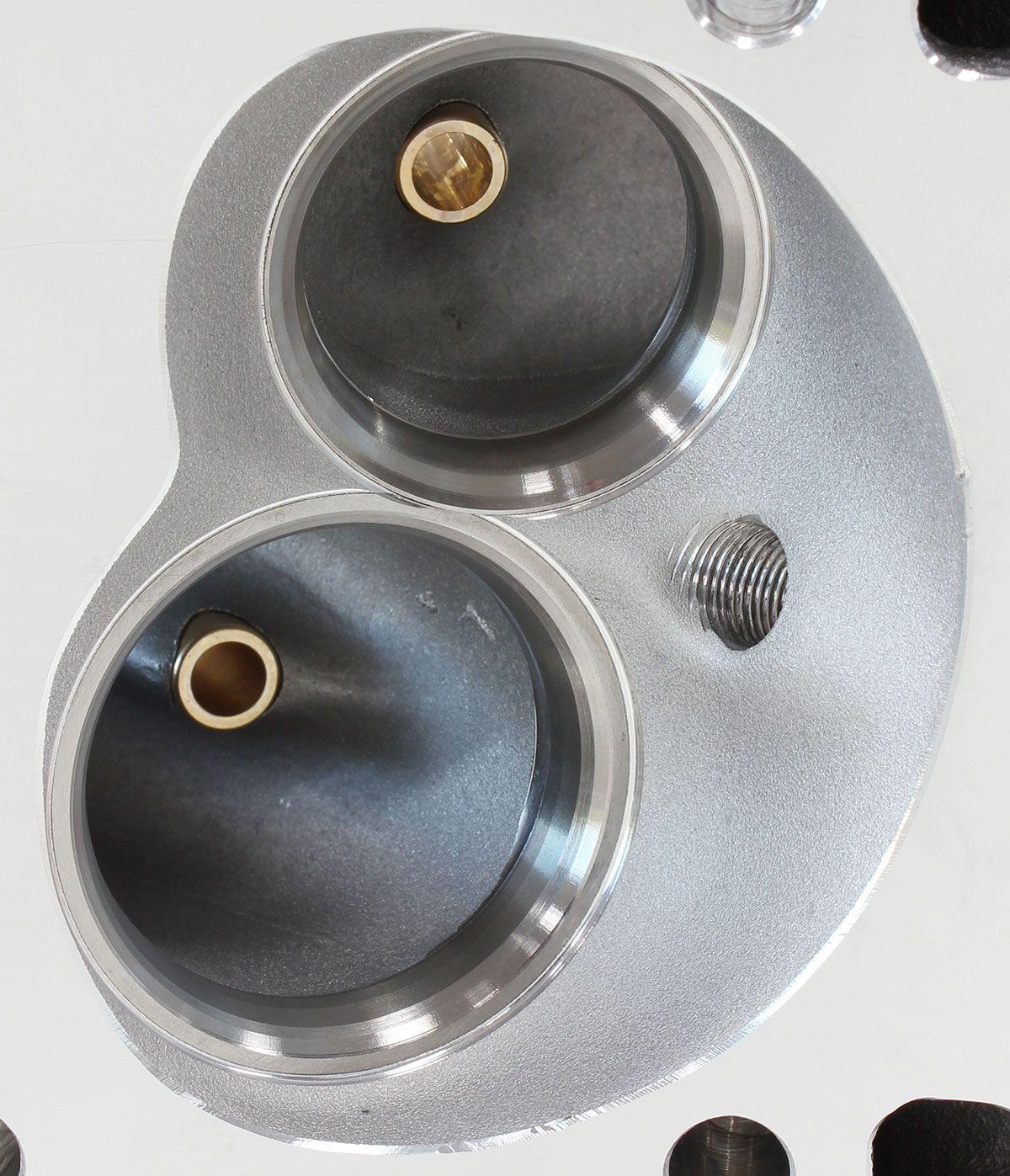 Aeroflow Performance Aeroflow AF95-0427 Bare Big Block Chev 396-454 320cc Aluminium Cylinder Heads with 120cc Chamber (Pair) 
2.45" x 1.75" Intake Port, 1.75" x 2.00" Exhaust Port SR