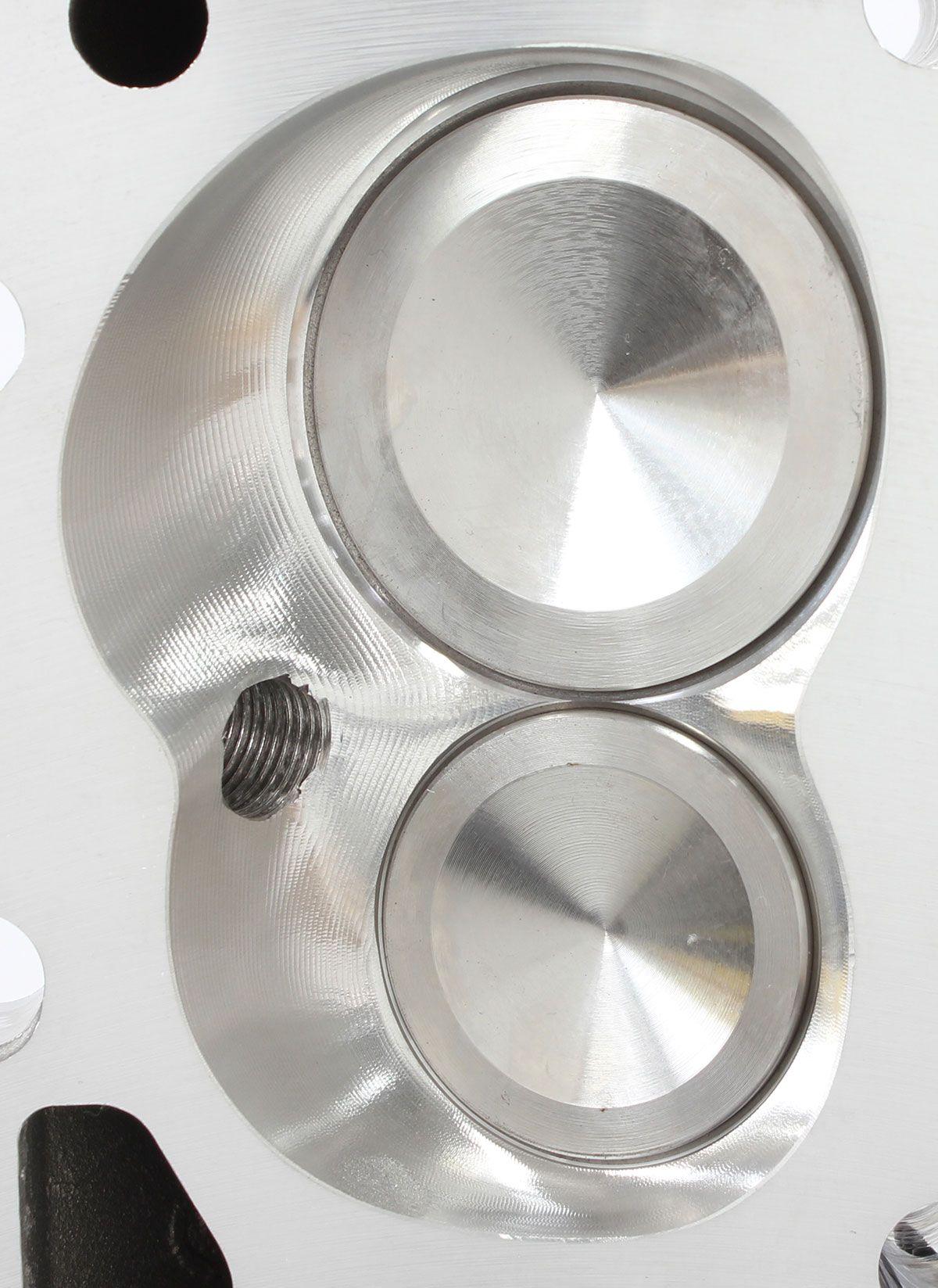Aeroflow Performance Aeroflow AF95-2401 Complete Small Block Chev 327-350-400 213cc CNC Ported Aluminium Cylinder Heads with 68cc Chamber (Pair) 
2.15" x 1.30" Intake Port, 1.45" x 1.50" Exhaust Port SR