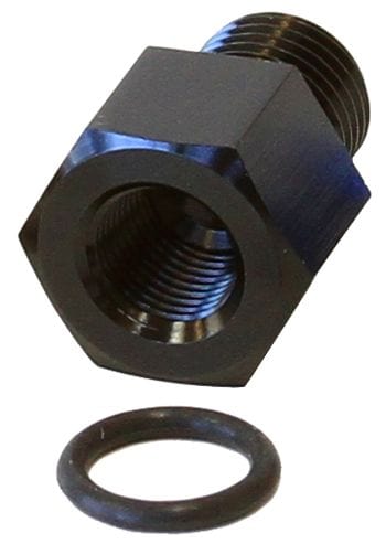 Aeroflow Performance Aeroflow Black Fuel Rail Adapter AF64-2063
 Suit Mazda RX-7, Toyota MR2, Celica GT4 SR