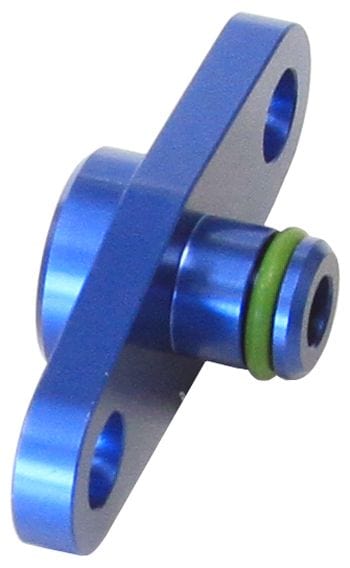 Aeroflow Performance Aeroflow Blue Fuel Rail Adapter AF64-2065
 Suit Toyota, Subaru with 40mm Centres SR