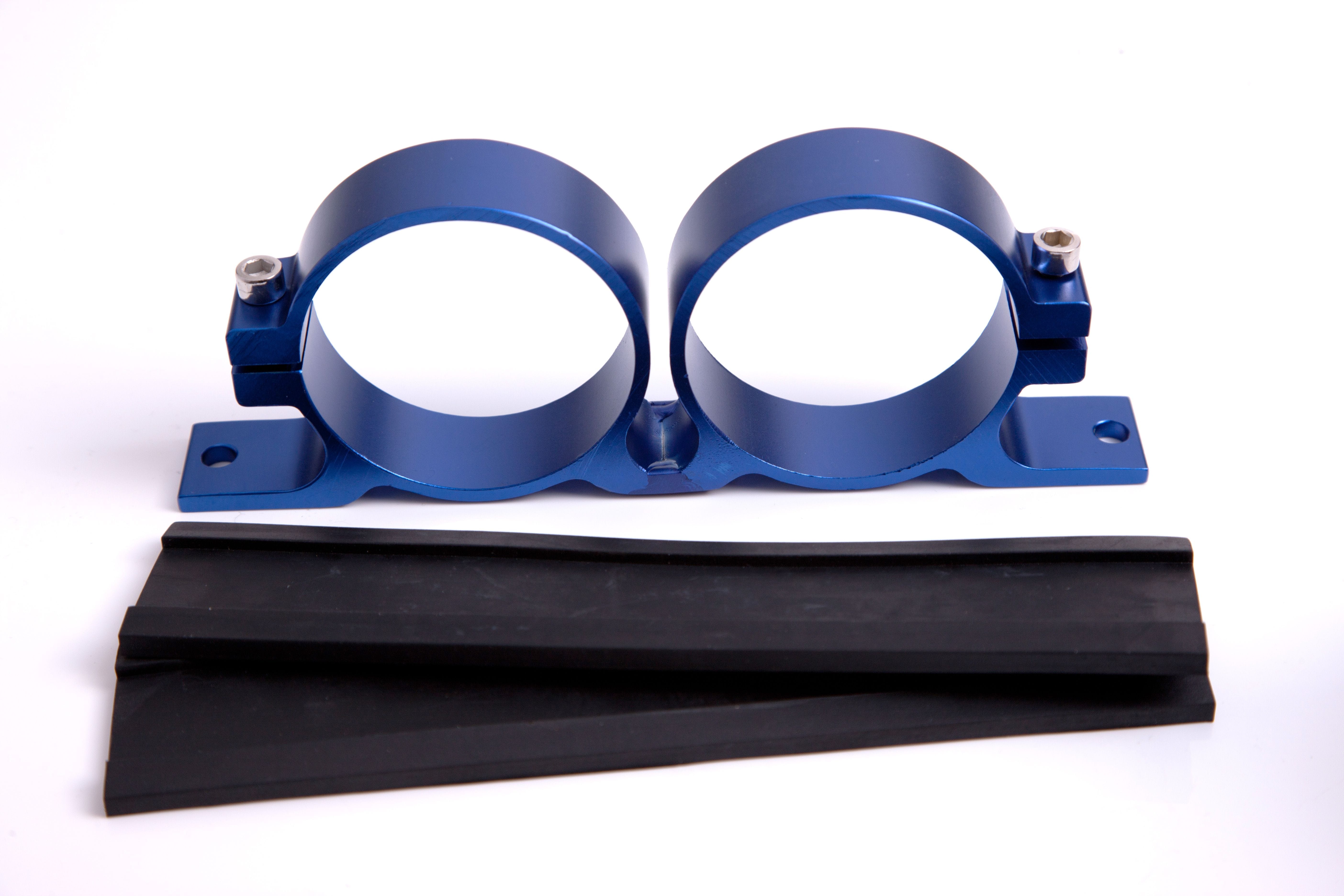 Aeroflow Performance Aeroflow Bosch Dual Fuel Pump Bracket (Blue) AF64-2015 SR