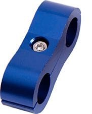 Aeroflow Performance Aeroflow Fittings 15AN / Blue Billet Aluminium Dual Hose Separators  AF156 SR