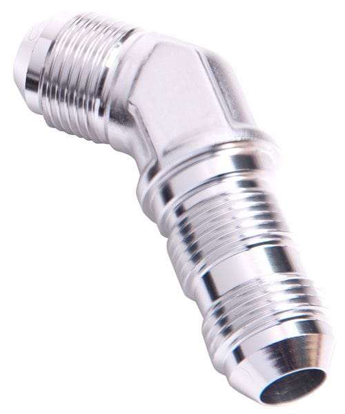 Aeroflow Performance Aeroflow Fittings 16AN / Silver 45° AN Bulkhead AF837 SR