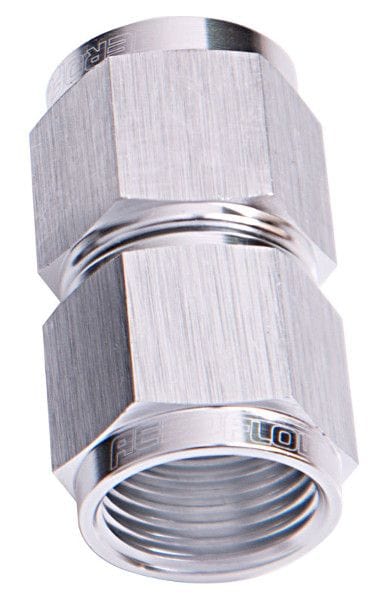 Aeroflow Performance Aeroflow Fittings 20AN / Silver Straight Female Swivel Coupler AF131 SR