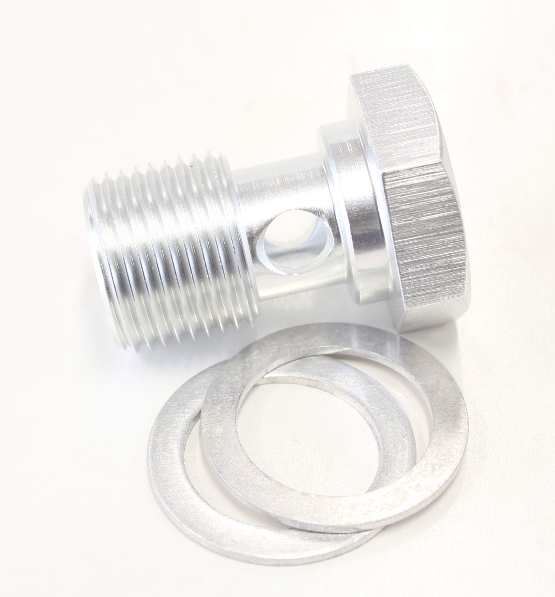 Aeroflow Performance Aeroflow Fittings 5/8 -20 / Silver Alloy Banjo Bolts - Mulitple Sizes SR