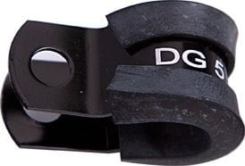 Aeroflow Performance Aeroflow Fittings 5 / 9 / Black Cushioned P-Clamps AF158 SR
