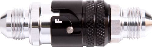 Aeroflow Performance Aeroflow Fittings Viton / 6 / Silver Aluminium Quick Release Fitting Viton/EPDM/Buna Seals SR