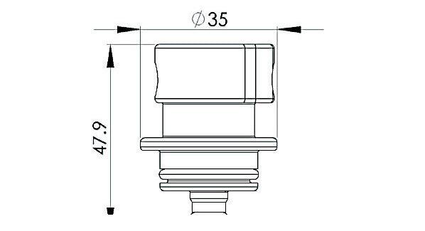 Aeroflow Performance Aeroflow Fuel Rail Adapter 
 Suit Ford Falcon BA-BF, FG, Territory AF64-2062 SR