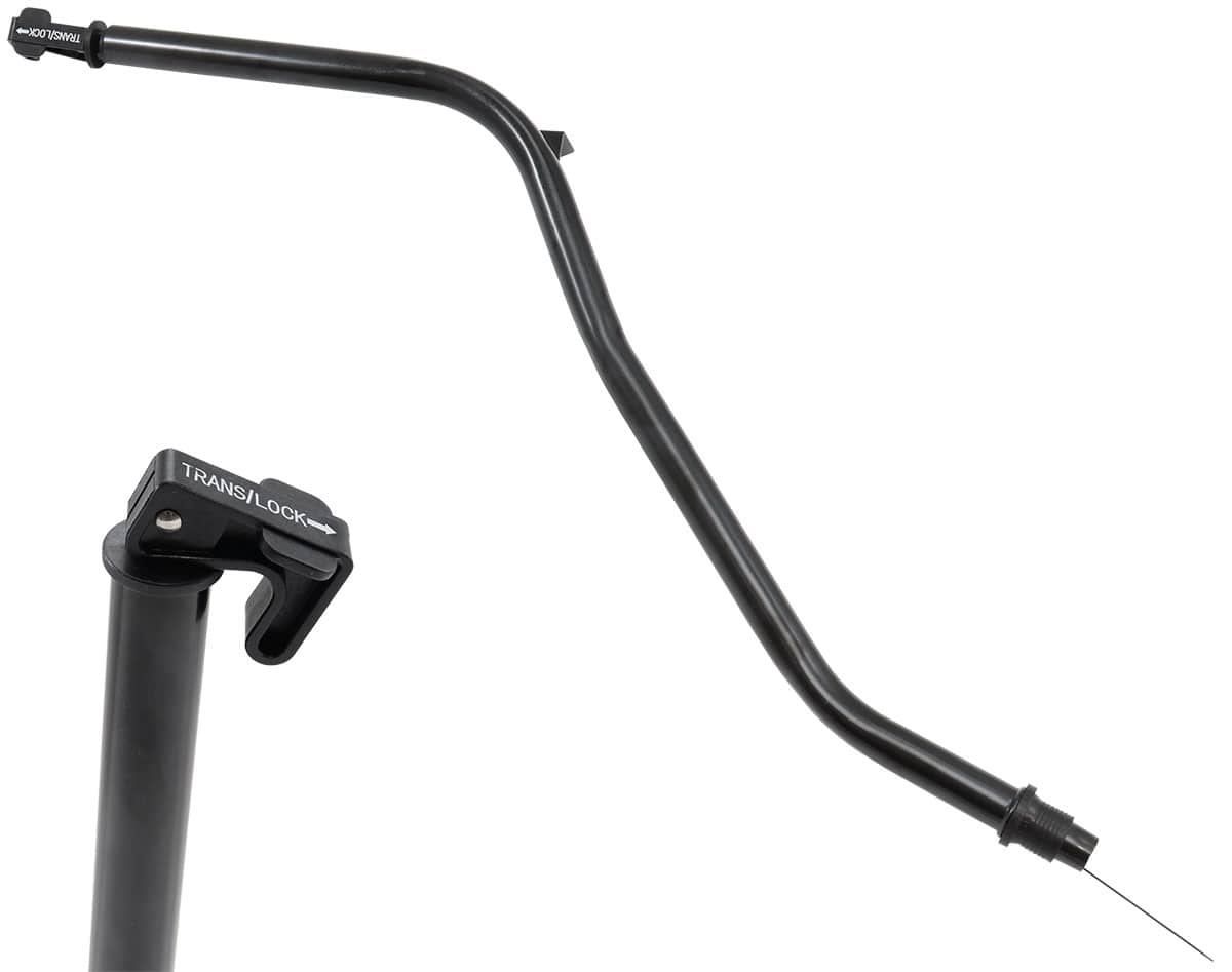 Aeroflow Performance Aeroflow GM Powerglide Long Locking Transmission Dipstick - Black Finish SR