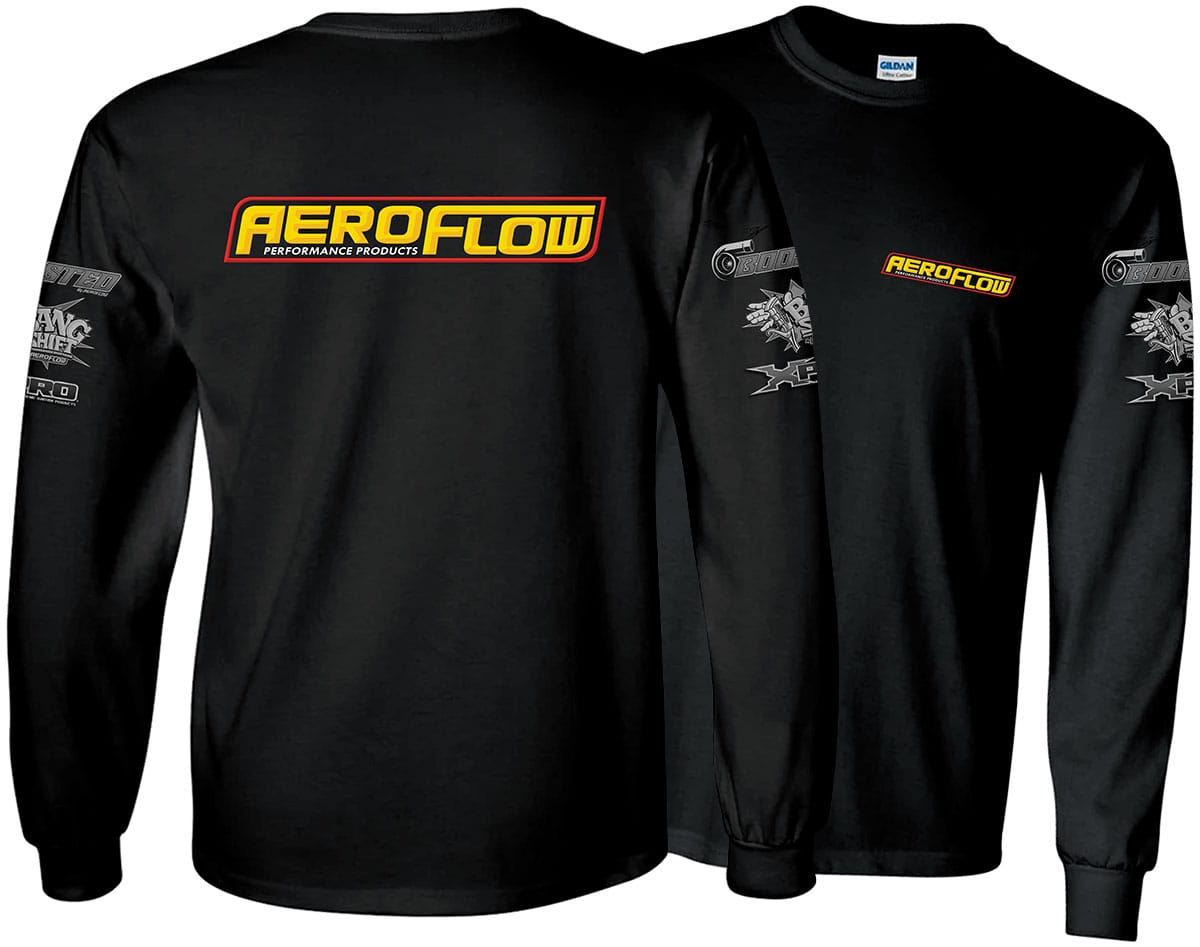 Aeroflow Performance AEROFLOW LONG SLEEVE SMALL (AFLSSHIRT24-S) SR