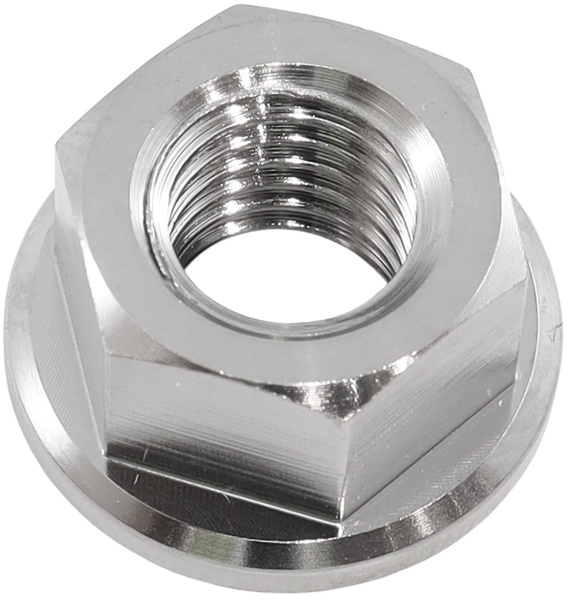 Aeroflow Performance Aeroflow M8 x 1.25mm Titanium 6 Point Hex Nut - AF3502-0020 SR