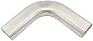 Aeroflow Stainless Steel 3-1/2" Oval Tube, 90 Degree Angle - AF9403-3500