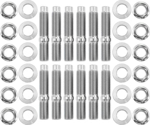 Aeroflow Ttianium 6 Point Hex Header Stud Kit - AF3699-1401