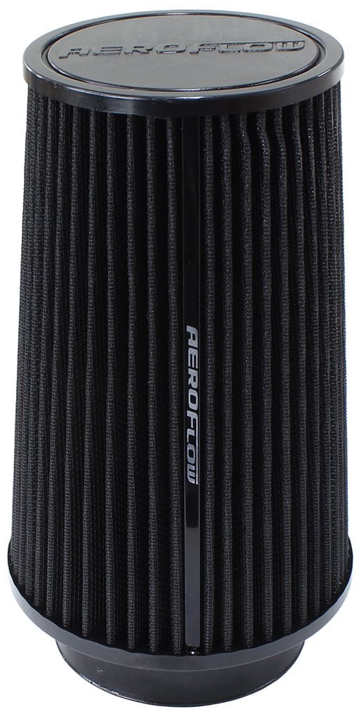 Aeroflow Performance Air Filters AF2711-0870 Universal 4" (102mm) Clamp-On Polyurethane Tapered Pod Filter 
8.9" (226mm) High x 6" (153mm) Base O.D x 4.6" (117mm) Top O.D SR
