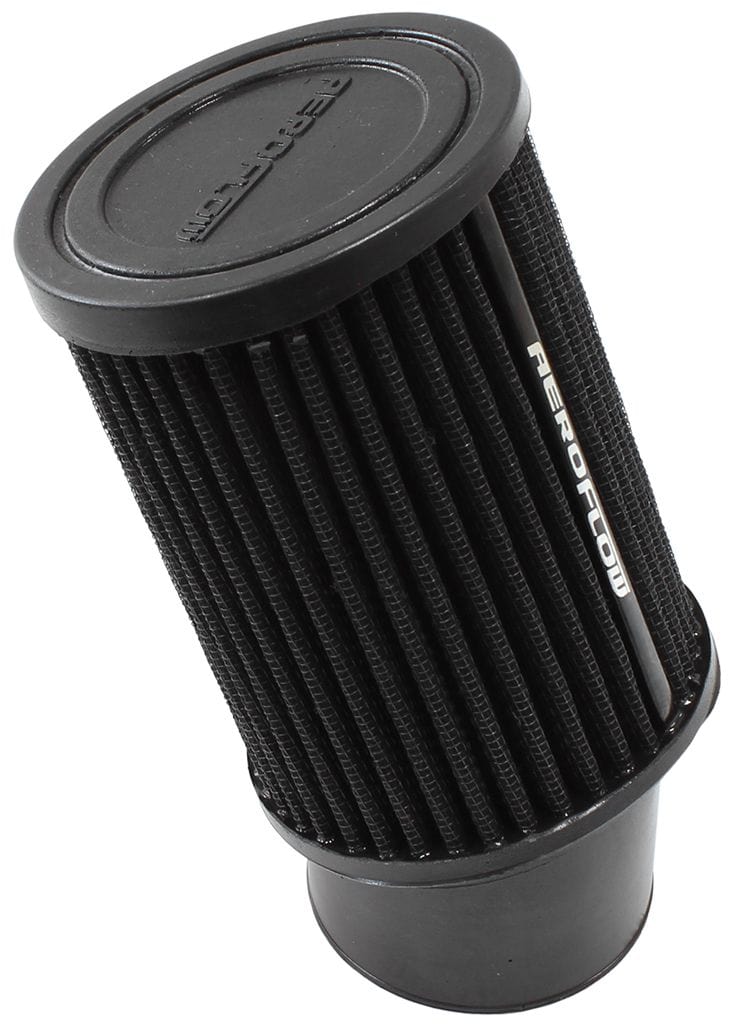 Aeroflow Performance Air Filters AF2711-1760 Universal 2-7/16" (62mm) Clamp-On Polyurethane Pod Filter with 20° Angled Flange 
5" (127mm) High x 3-3/4" (95mm) O.D SR