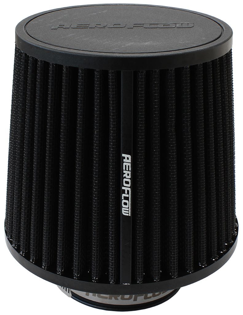 Aeroflow Performance Air Filters AF2711-5174 Universal 2-3/4" (70mm) Clamp-On Polyurethane Tapered Pod Filter 
5-7/64" (130mm) High x 5-29/32" (150mm) Base O.D x 4-39/64" (117mm) Top O.D SR
