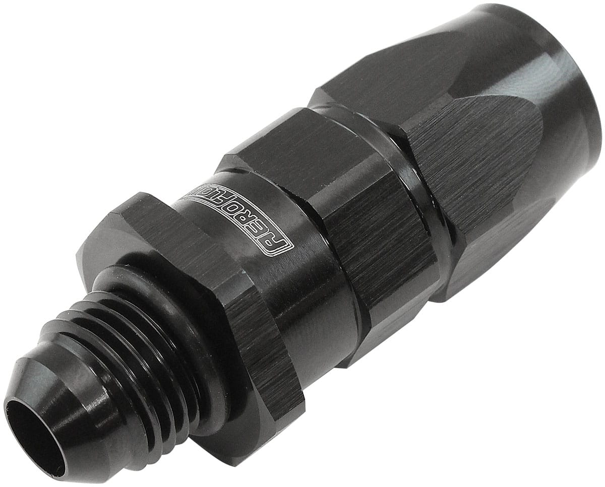 Aeroflow Performance Black MALE -6AN to -6AN TEFLON HOSE SR