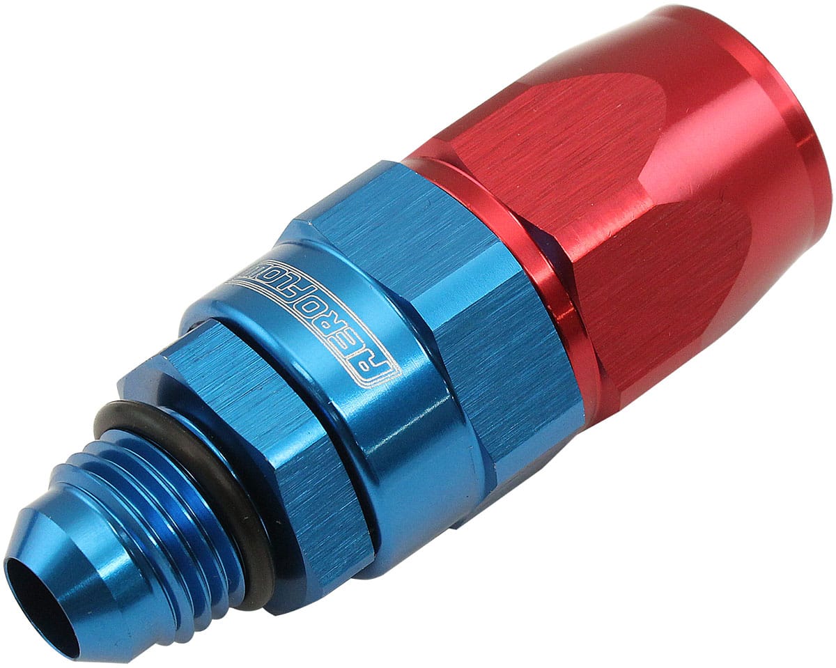 Aeroflow Performance Blue/Red MALE -6AN to -8AN TEFLON HOSE SR