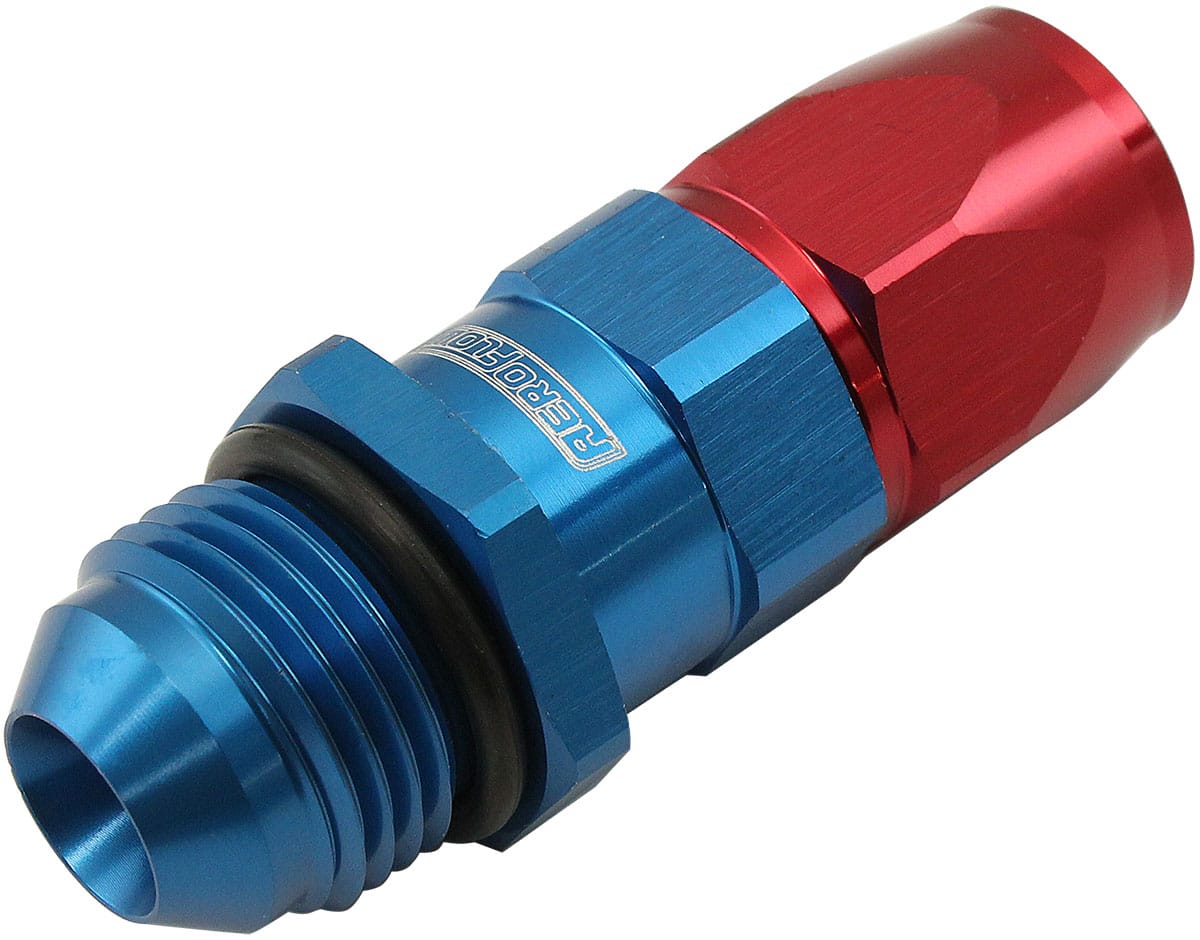 Aeroflow Performance Blue/Red MALE -8AN to -6AN TEFLON HOSE SR