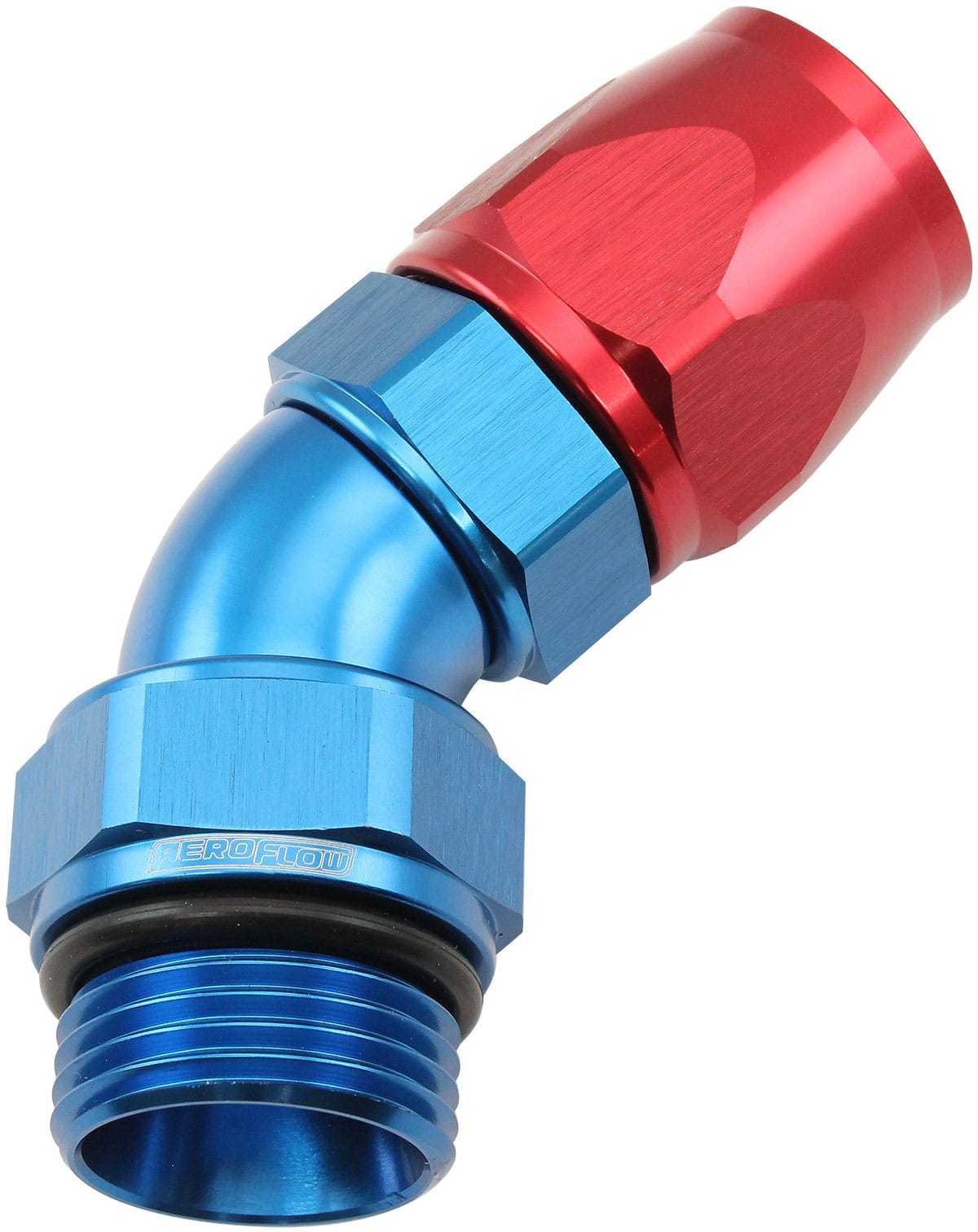 Aeroflow Performance Blue/Red MALE END -12ORB to 12AN TEFLON SR
