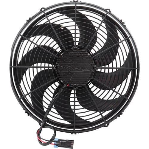 Aeroflow Performance Electric Fans Aeroflow 16" Brushless Electric Fan, Pusher Type with Curved Blades - AF49-0126 SR