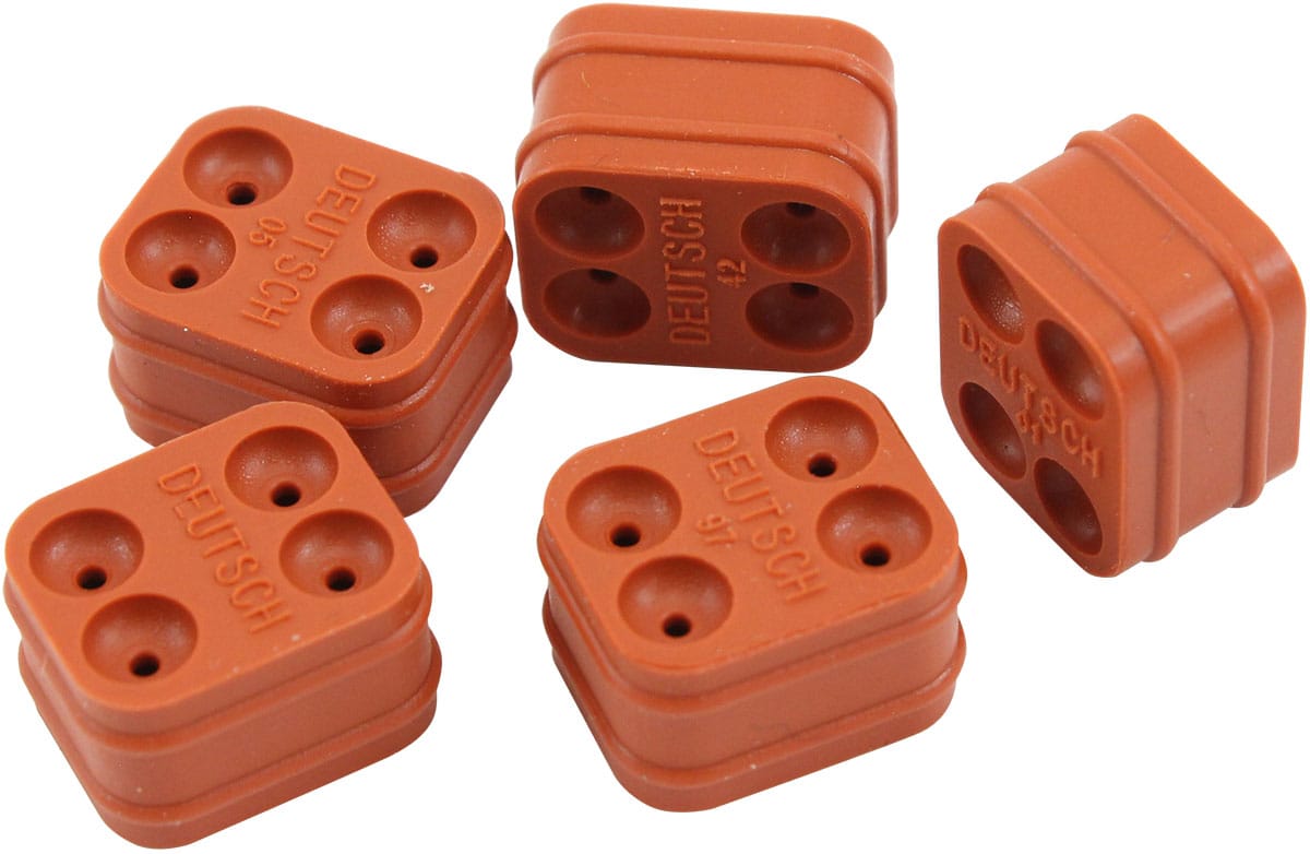 Aeroflow Performance Electrical Aeroflow Replacement 4 Pin WeatherTight DTM Wire Seal AF49-9142 SR