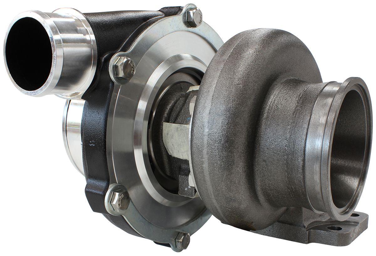 Aeroflow Performance External Wastegate, T3 Inlet Flange, V-Band Exhaust Flange Aeroflow BOOSTED 5862 .63 Turbocharger 750HP, Hi Temp Black Finish AF8005-3010BLK SR