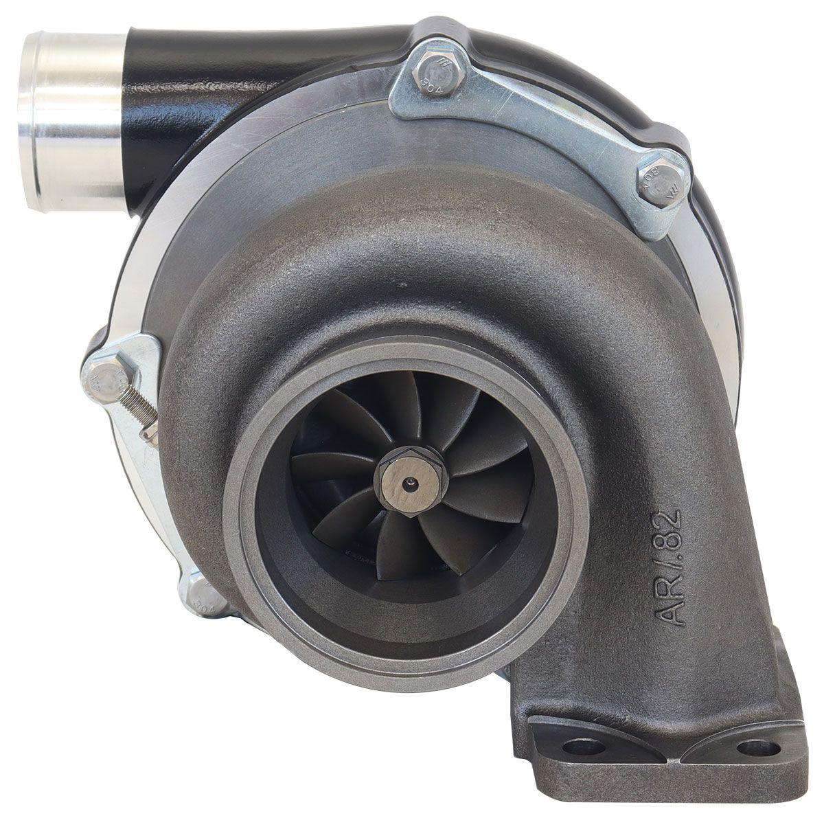 Aeroflow Performance External Wastegate, T3 Inlet Flange, V-Band Exhaust Flange Aeroflow BOOSTED 6262 .83 Turbocharger 900HP, Hi Temp Black Finish AF8005-3060BLK SR