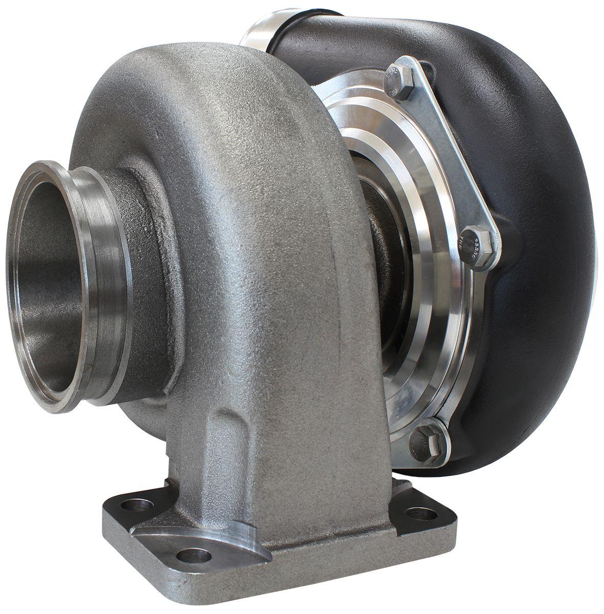 Aeroflow Performance External Wastegate, T3 Inlet Flange, V-Band Exhaust Flange Aeroflow BOOSTED 6662 1.06 Turbocharger 900HP, Hi Temp Black Finish AF8005-3017BLK SR