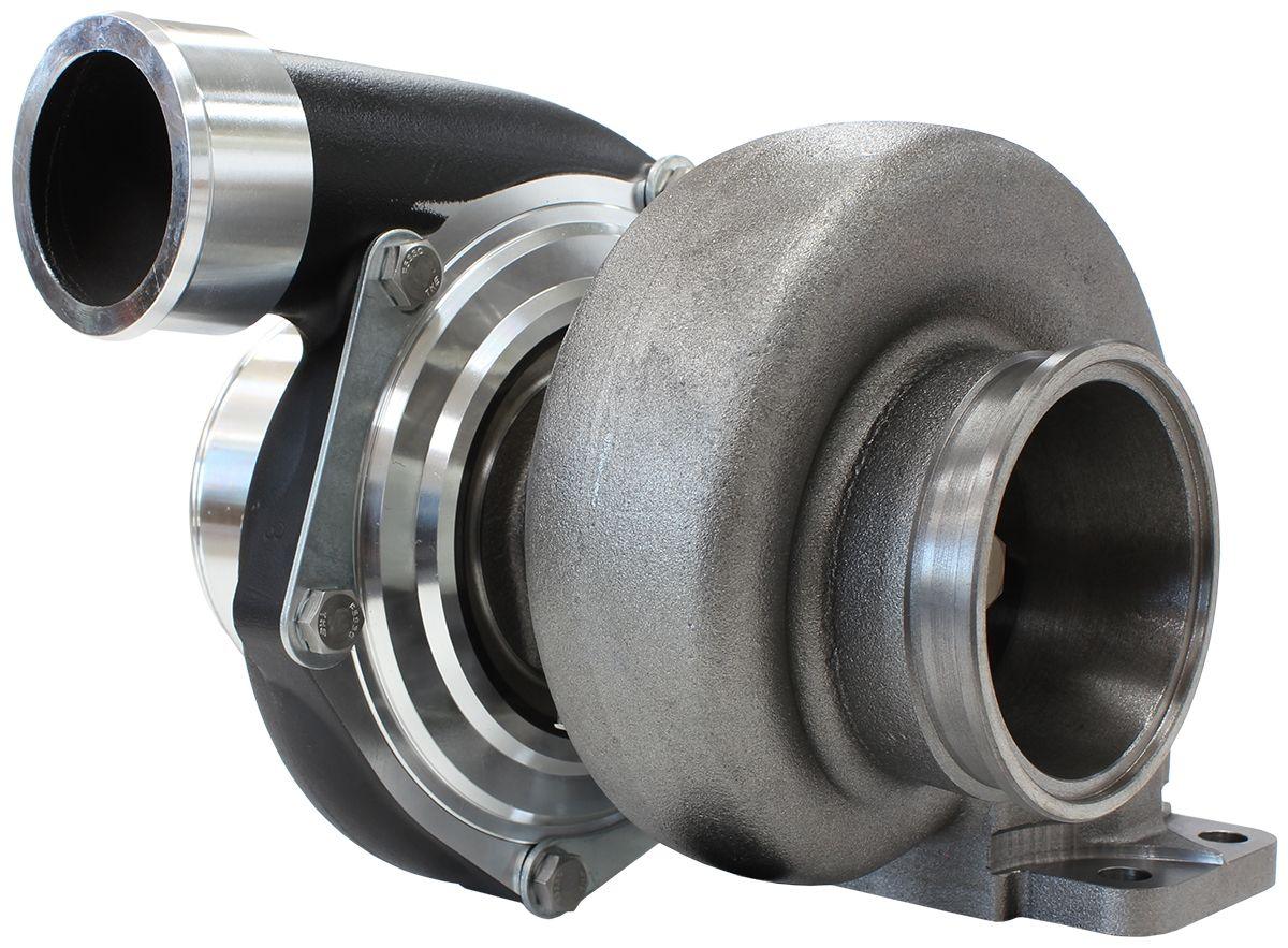 Aeroflow Performance External Wastegate, T3 Inlet Flange, V-Band Exhaust Flange Aeroflow BOOSTED 6662 1.06 Turbocharger 900HP, Hi Temp Black Finish AF8005-3017BLK SR