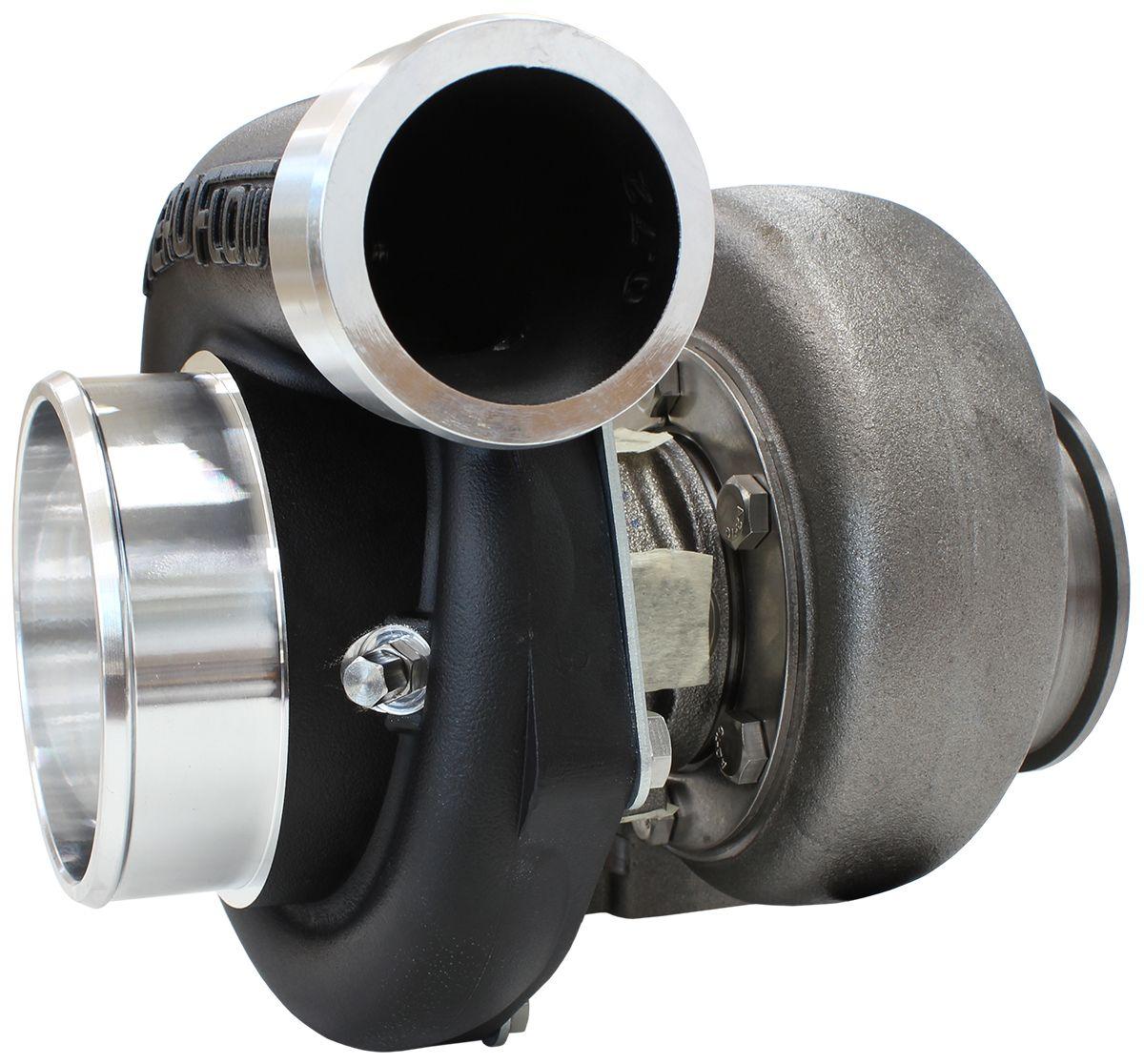 Aeroflow Performance External Wastegate, T3 Inlet Flange, V-Band Exhaust Flange Aeroflow BOOSTED 6662 1.06 Turbocharger 900HP, Hi Temp Black Finish AF8005-3017BLK SR