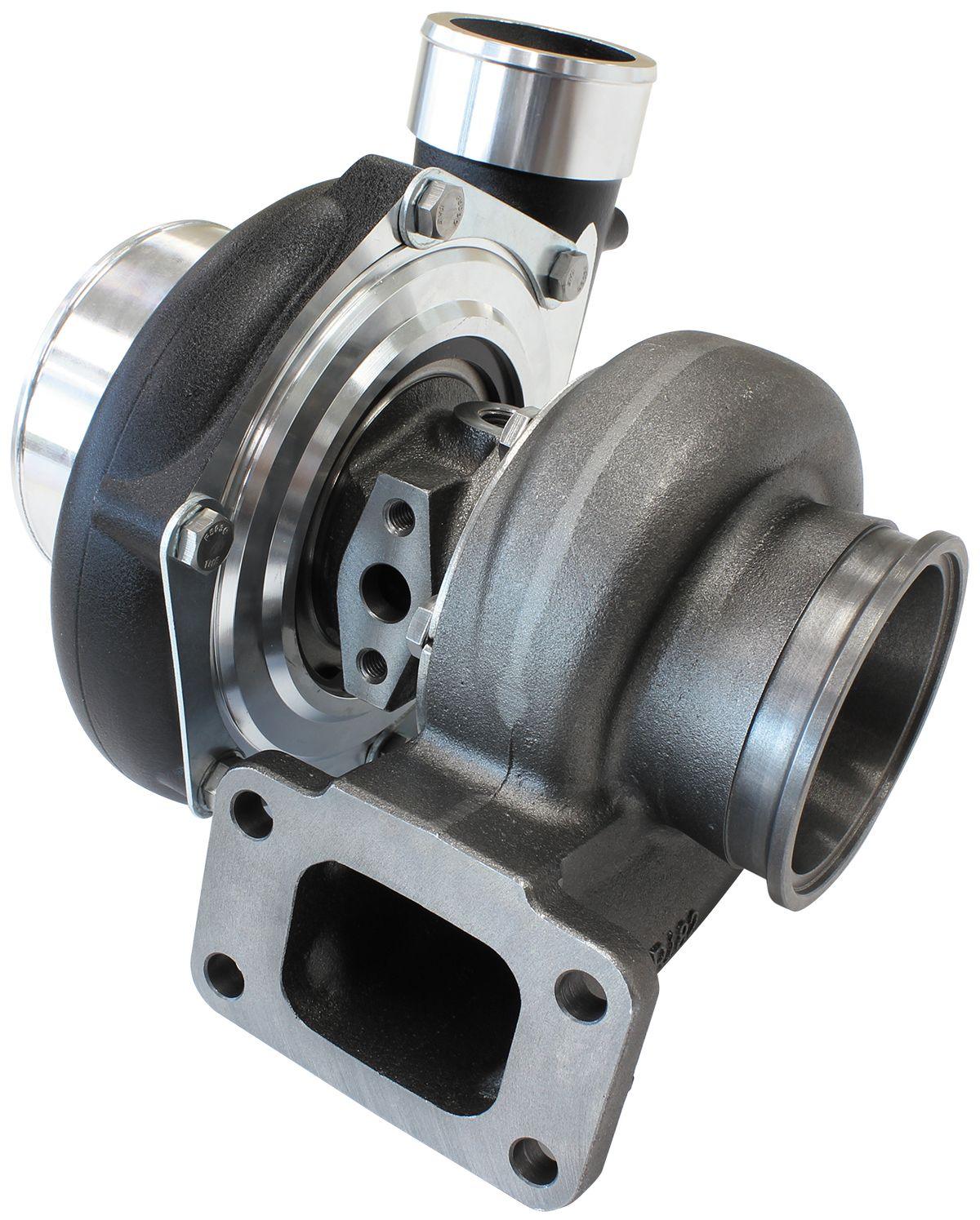 Aeroflow Performance External Wastegate, T3 Inlet Flange, V-Band Exhaust Flange Aeroflow BOOSTED 6662 .82 Turbocharger 900HP, Hi Temp Black Finish AF8005-3016BLK SR