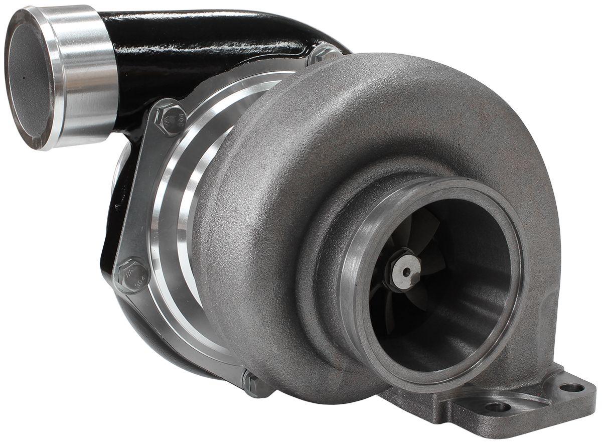 Aeroflow Performance External Wastegate, T3 Inlet Flange, V-Band Exhaust Flange Aeroflow BOOSTED 6762 1.06 Turbocharger 950HP, Hi Temp Black Finish AF8005-3030BLK SR