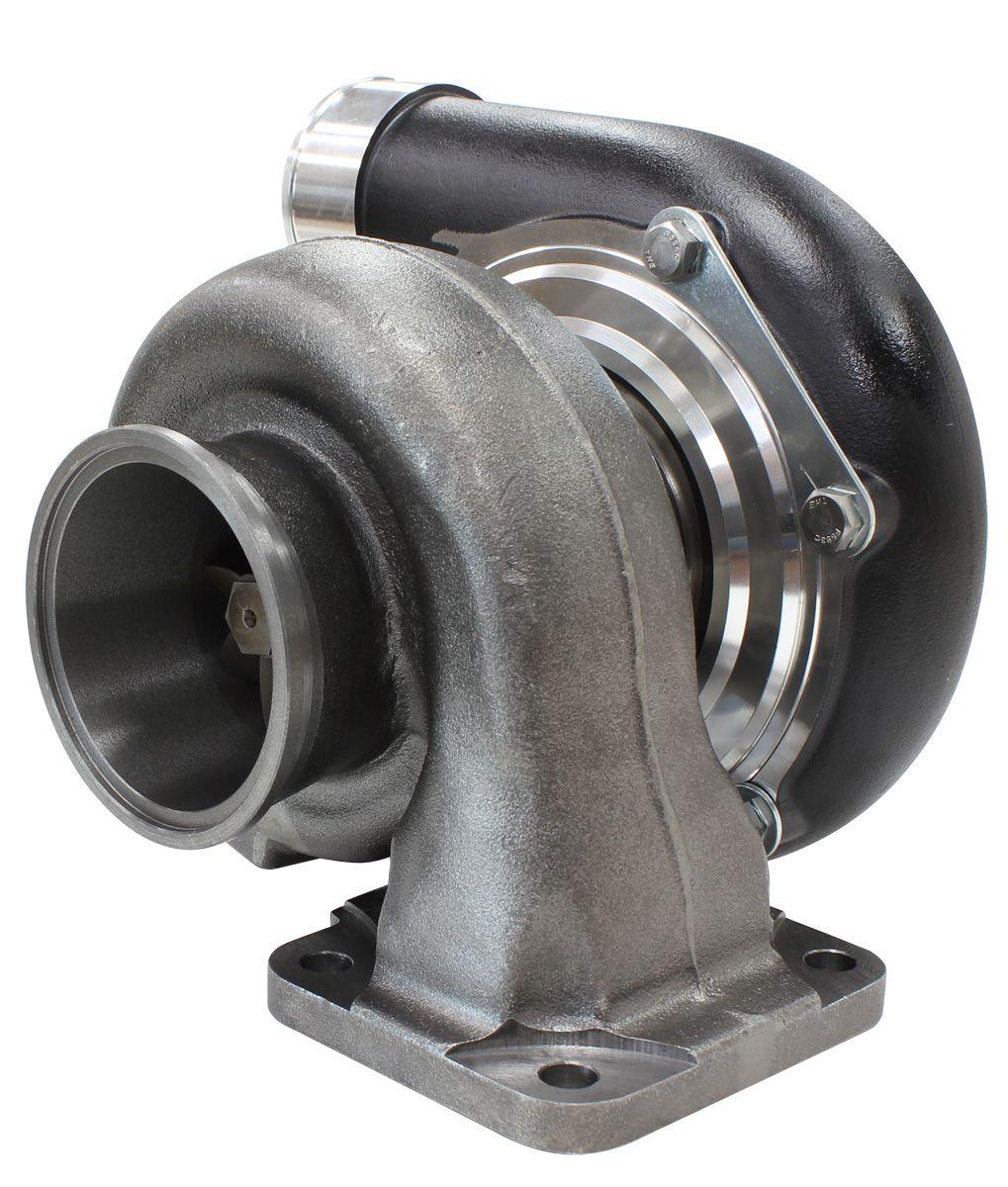 Aeroflow Performance External Wastegate, T4 Inlet Flange, V-Band Exhaust Flange Aeroflow BOOSTED 6762 T4 .82 Turbocharger 950HP, Hi Temp Black Finish AF8005-4022BLK SR