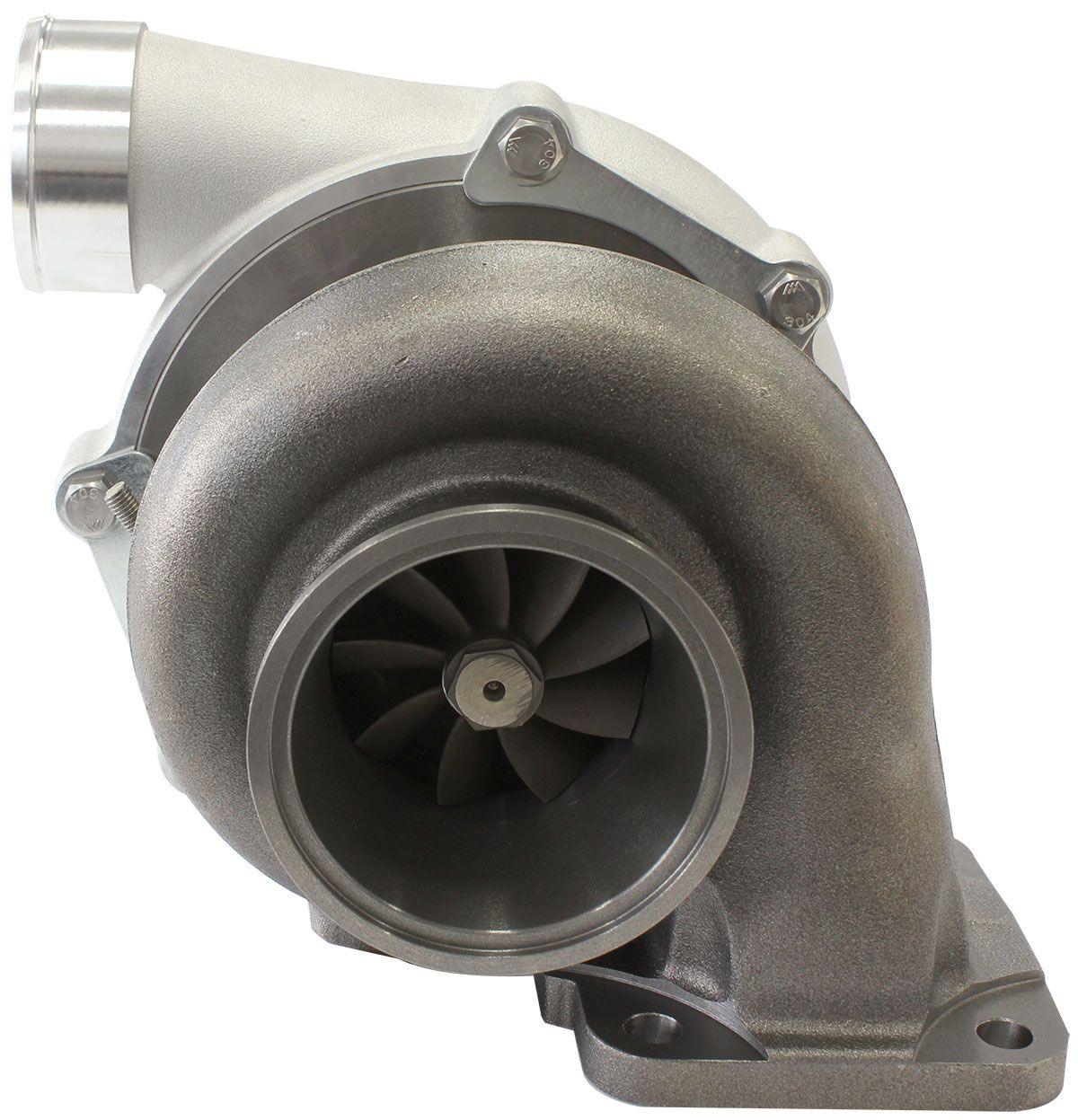 Aeroflow Performance External Wastegate, T4 Inlet Flange, V-Band Exhaust Flange Aeroflow BOOSTED 6862 T4 .82 Turbocharger 1050HP, Natural Cast Finish AF8005-4054 SR