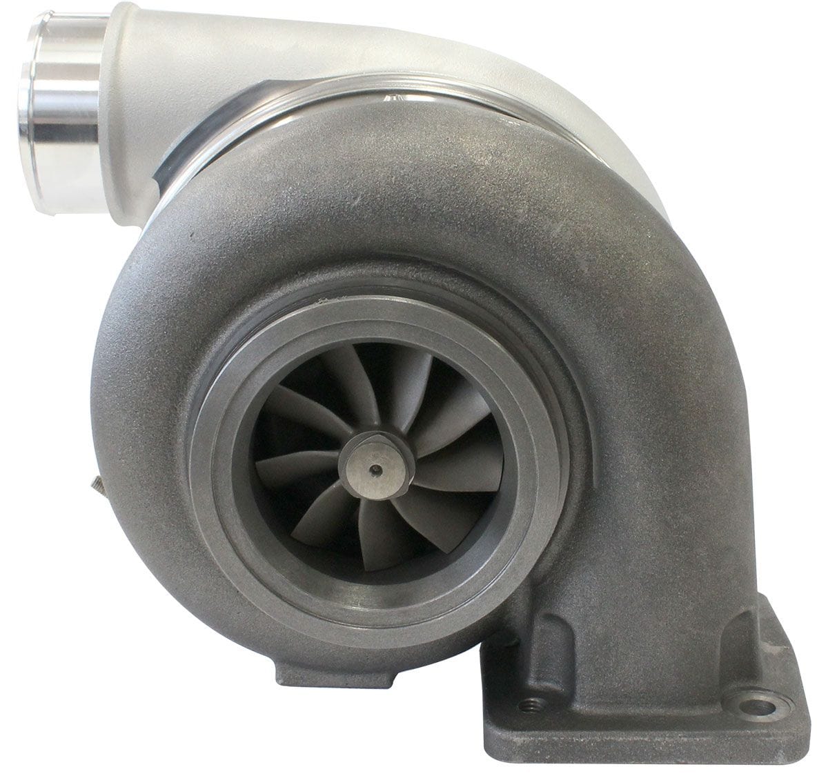Aeroflow Performance External Wastegate, T4 Inlet Flange, V-Band Exhaust Flange Aeroflow BOOSTED 7375 T4 1.01 Turbocharger 1200HP, Natural Cast Finish AF8005-4040 SR