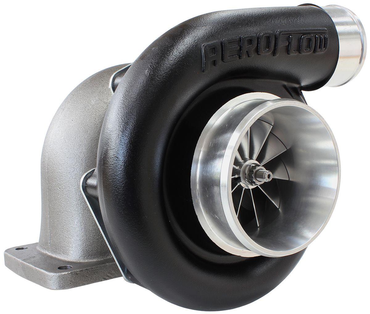 Aeroflow Performance External Wastegate, T4 Inlet Flange, V-Band Exhaust Flange Aeroflow BOOSTED 7875 GEN 1 T4 .96 Turbocharger 1050HP, Hi Temp Black Finish AF8005-4020B SR