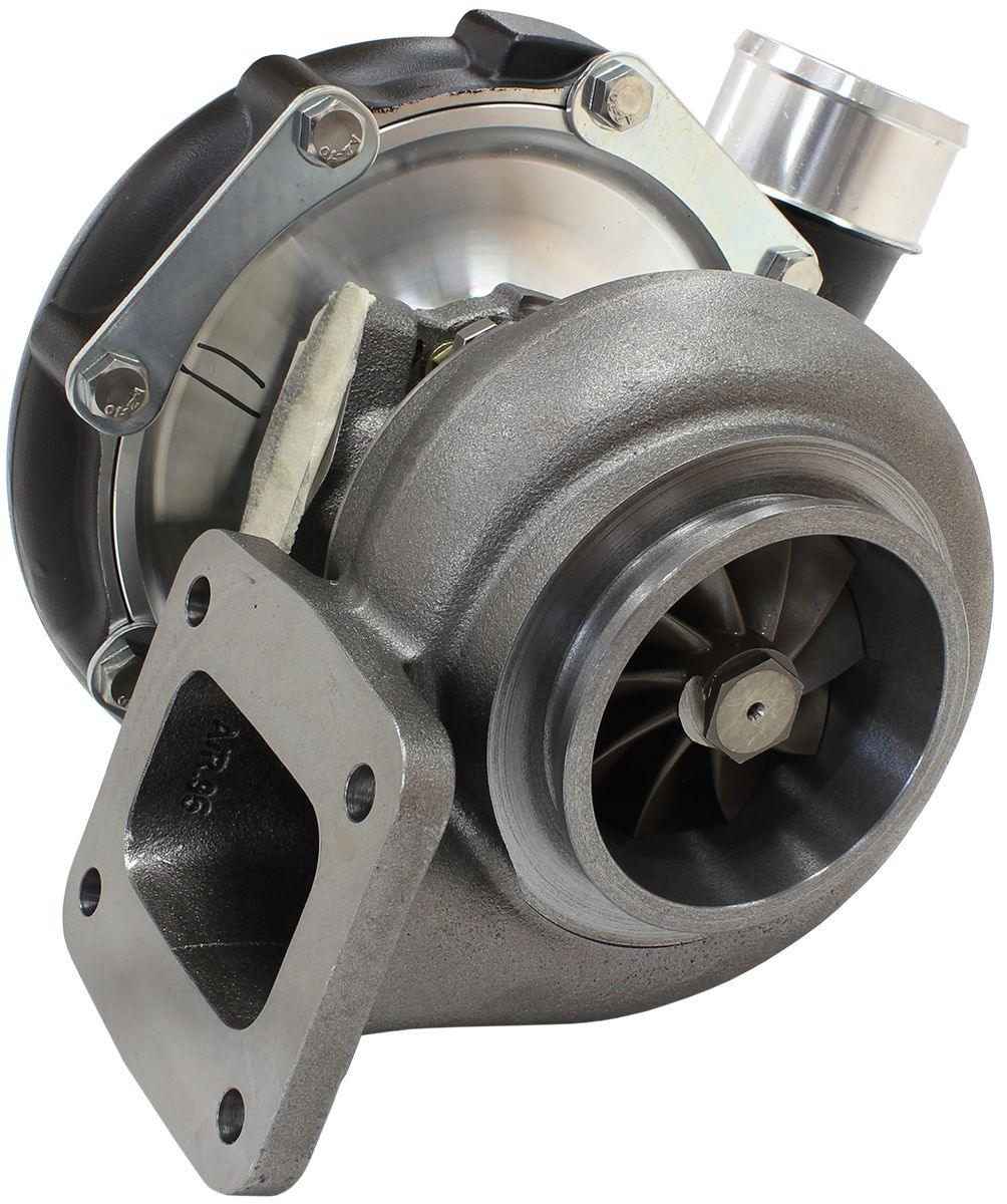 Aeroflow Performance External Wastegate, T4 Inlet Flange, V-Band Exhaust Flange Aeroflow BOOSTED 7875 GEN 1 T4 .96 Turbocharger 1050HP, Hi Temp Black Finish AF8005-4020B SR