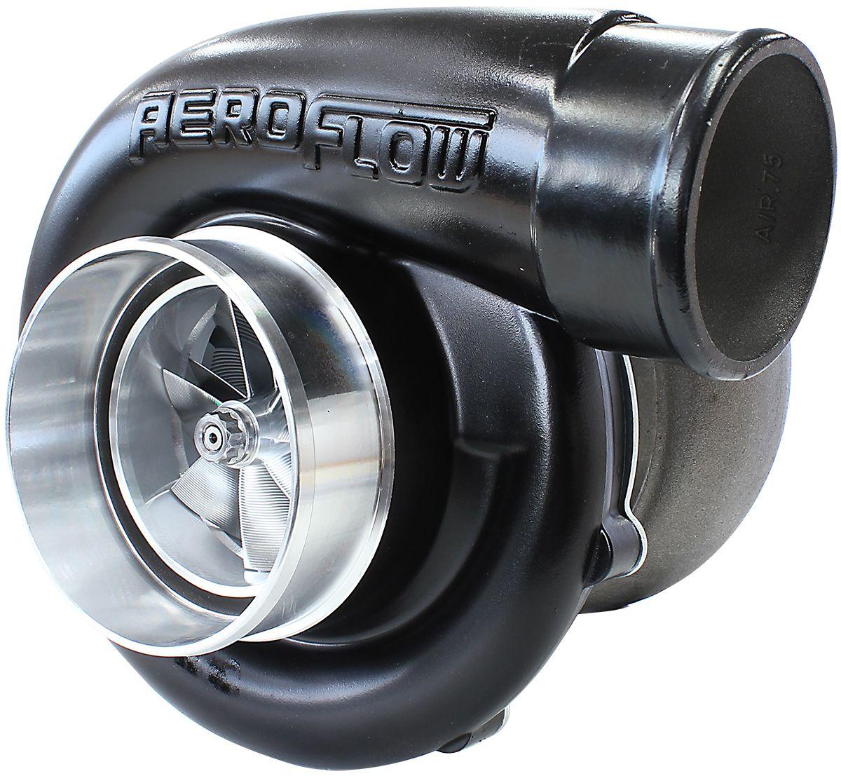 Aeroflow Performance External Wastegate, T4 Inlet Flange, V-Band Exhaust Flange Aeroflow BOOSTED 7875 GEN 2 T4 1.25 Turbocharger 1050HP, Hi Temp Black Finish AF8005-4021 SR