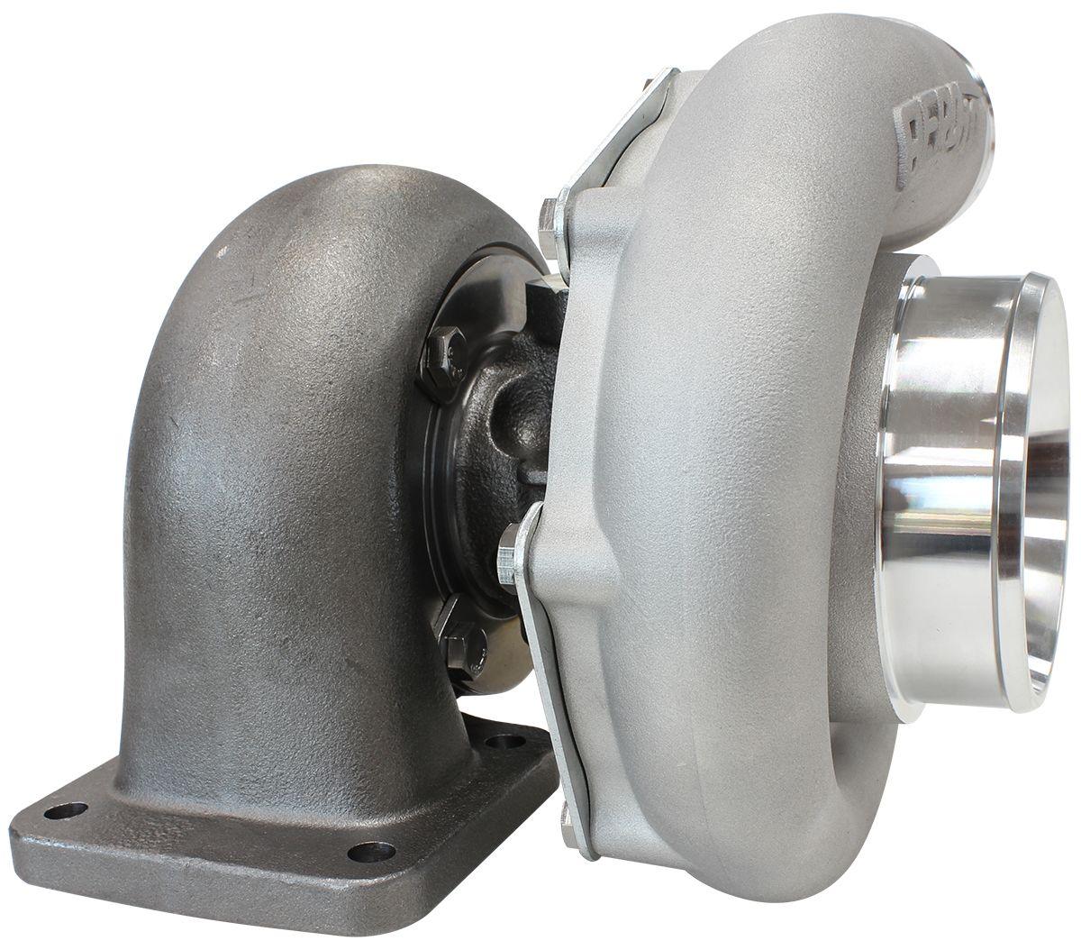 Aeroflow Performance External Wastegate, T4 Inlet Flange, V-Band Exhaust Flange Aeroflow BOOSTED 7875 T4 .96 Turbocharger 950HP, Natural Cast Finish AF8006-4010 SR