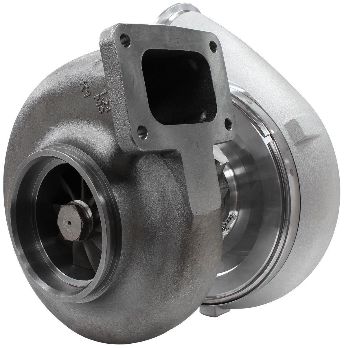 Aeroflow Performance External Wastegate, T6 Twin Entry Inlet Flange, V-Band Exhaust Flange Aeroflow BOOSTED 106102 T6 1.24 Turbocharger 2850HP, Natural Cast Finish AF8006-6013 SR